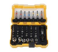 Screwdriver Bit Set, 50-Piece 6.3mm Metal Bits with Magnetic Safe Grip for Tight Spaces, 1/4" Hex Adapter for Home Repair