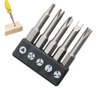 Screwdriver Bit Set - 5x0.635cm Chrome Vanadium Alloy, Power Tool Bits, 5-Piece Kit | Great for Home Improvement, Craft, Repair Work