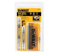 DEWALT Screwdriver Bit Set, Magnetic Drive Guide, 14-Piece (DW2097CS), Metal