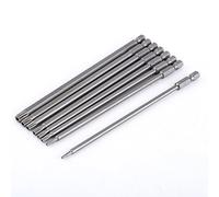 Screwdriver Bit Set Star Head Magnetic S2 Steel 8pc Professional Screwdriver Bits for Electric and Manual Tools T8 T10 T15 T20 T25 T27 T30 T40 150mm
