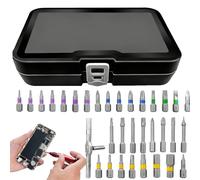 Screwdriver Bit Set with Storage Case, Alloy Steel & Ergonomic, Precision Drill Bit for Screwdrivers, for Bicycles, Watches, Glasses, Furniture, Beginners, Professionals, DIY, Father, Husband