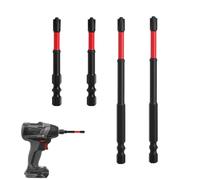 Screwdriver Bit Sets, Magnetic Bits for Screws, Ratchet Wrench, Robust Extension, Non-Slip for DIY, Wood Installation, Construction, Car