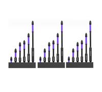 Screwdriver Bits D1 Anti-Slip and Shock-Proof Bits Screwdriver Bits, High Hardness and Strong Magnetic Bit, Super Strong Screwdriver 3Set