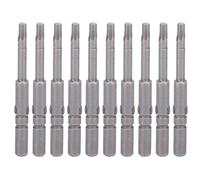 Screwdriver Bits Hex Socket Strong Magnetic S2 Alloy Steel High Durability Professional Electric Screwdriver Bits for Electricians DIY Enthusiasts 10Pcs 6mm Shank 60mm Length