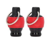 Screwdriver Bits Holder 2Pcs Quick Fix Release Bit Keychain Extension Bar Organizer Tool for 1/4in Dia Tools (Red)