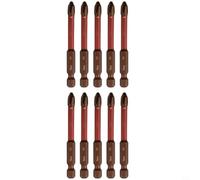 Screwdriver Bits Set, 10pcs Magnetic for impact Bits Non-Slip for phillips Head High Hardness for Cordless Drills and Power Tools(70mm)
