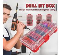 Screwdriver Bits Set 20pcs Magnetic for Torx for Phillips Square Flat Head 50mm Length 1/4 Inch Hex Shank for Drivers and Heavy Duty Screwdrivers