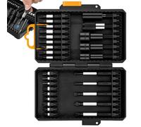 Screwdriver Bits Set 28 Pieces Alloy Steel Hexagonal Bits | Star profile bit set for DIY projects, furniture assembly, electrical installation