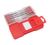 Screwdriver Bits Set of 20 for Impact Use Magnetic Design Featuring Cross and Slotted Types in Box (C)