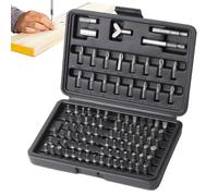 Screwdriver Bits with Adapter Precise Metal Tool with 1/4-Inch Adapter | Screwdriver Security Star Bit Set for Mechanics Hobbyists Professionals Appliance Maintenance