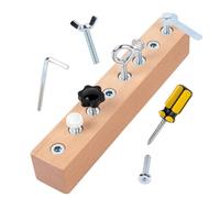 Screwdriver Card - Pro | Sensory Toy - Screwdriver Game Toys for Learning Sensory Motor Skills Game Matching and Large Size Bolts