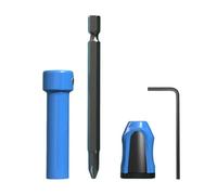 Screwdriver Drill Adapter Screwdriver Bit Socket Drill Guide Locator Woodworking Connecting Rod Strong Magnetic Limiter for Woodworking Carpenter