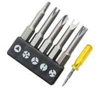 Screwdriver Drill Bit 5 Piece Precision Combination Multi-Size Hand Tool Compact Screw Tracking Kit Versatile Kit for Creating Maintenance Repairs DIY Projects Home Improv