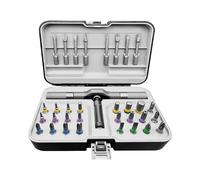 Screwdriver Drill Bit Kit - Multi-Purpose Alloy Steel - Manual Screwdriver Drill Bits | for Beginners Professionals Father Husband Eyeglass Bikes Watch Furniture