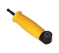 Screwdriver Extension Handle Right Angle Adapter 1/4in Hex Bit 90 Degree Attachment for Electric Drill Rechargeable Drills Hand Drills Air Screwdrivers ABS Chrome Vanadium Alloy