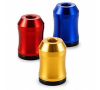 Screwdriver Head Magnetic Ring 3 Pcs Alloy, Removable Magnetic Screw Holder for Drills & Hex Screwdrivers, DIY Furniture Assembly Automotive Repair Home Improvement, Red Yellow Blue, 23x18mm