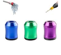 Screwdriver Head Magnetic Ring,The Strong Magnetic Screw Ring,1/4 Inch/6.35mm Universal Magnetics Screw Rings Head,Magnetics Screws Holder for Hex Screwdrivers & Power Bits(3pcs G)