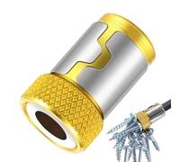 Screwdriver Head Magnetic Ring - Upgraded Universal Metal Magnetizer | Removable Screw Catcher Holder for Hex Power Bits and Electric Drills, Anti Slip Magnetic Bit Collar for Carpenters Mechanics
