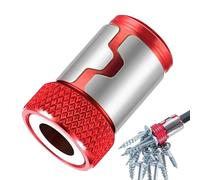 Screwdriver Head Magnetic Ring - Upgraded Universal Metal Magnetizer | Removable Screw Catcher Holder for Hex Power Bits and Electric Drills, Anti Slip Magnetic Bit Collar for Carpenters Mechanics