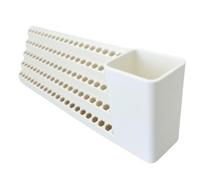 Screwdriver Holder - PP Layered Storage Slots, Space Saving Hardware Bracket, Secure Wall Design For Easy Access Tool Organization, Quick Installation Structure |