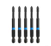 Screwdriver Kit Electronics Repair Tool, Screwdriver Bits Set 75mm PZ1 PZ2 PZ3 1/4 Inch Hex Shank Magnetic Alloy Steel Pozi 5pcs for Power Tools(PZ1)