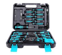 Screwdriver Kit | with Magnetic Phillips Hand Tools | Ratchet Screwdriver Set 43 Pieces Multi-| for Laptop PC Computer Glasses Phone Watch TV Car Mechanic