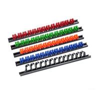 Screwdriver Organization Made Simple Wall Mount Holder with Clips (orange)