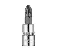 Screwdriver Point PZ2 to 1/4 Socket, Short, 37 10-320