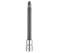 Screwdriver Point PZ3 to 1/4 Socket, Long, 87mm/ 3 Piece 10-339