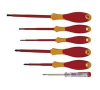 SCREWDRIVER SET 1000V, SET OF 6 PCS TOPEX