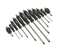 Screwdriver Set 12pc Hammer-Thru - Sealey S0641 New