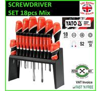 SCREWDRIVER SET 18pcs Mix PRECISION MAGNETIC Phillips Torx YATO Professional