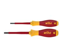SCREWDRIVER SET 2X SL/PZ-1/80, SL/PZ-2/100 SOFTFINISH SLIM