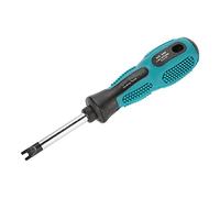 Screwdriver Set 4 Pcs Type U, Chrome-Vanadium Steel, Pp Non-Slip Handle, Magnetic Screwdrivers Screwdrivers with U Tip Spanner Type 50mm