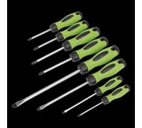 Sealey 8 Piece Hi Vis Screwdriver Set