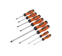 Screwdriver Set 8Pieces Hammer-Thru Hi-Vis Orange Professional Use