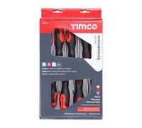 Screwdriver Set (Size 8pcs - 8 Pieces) Timco Grey One Size