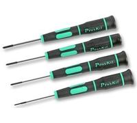 SCREWDRIVER SET - TRI WING (4PC) SD-081G By PRO'S KIT & Best Price Square
