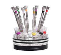 Screwdriver Sets 10Pcs Professional Watch Glasses Repairing Tool Screwdriver Repairing Tool with Base Nothing to Rust is Not Easy to Rust (B a Set)