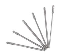 Screwdriver Sets, Magnetic Screwdriver Bit Set, 6Pcs Shank 1/4" S2 Steel 150mm Screwdriver Bit Set Cross Head Bit Tool
