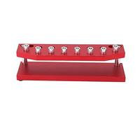 Screwdriver Stand 8 Holes | Aluminum Alloy Tool Holder for Tweezers/Welding Accessories | Lightweight Portable Repair Shop Organizer
