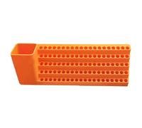 Screwdriver Storage, Drill Bit Organizer Rack, Wall Mounted Tool Holder with Multiple Slots, 9.45x2.2x3.15 Inches, Ideal for Home, Mechanic Shops, Workshops, Construction Sites, Electricians, Garage