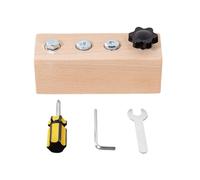 Screwdriver Toy Set, Educational Wooden Screwdriver Board, Preschool Learning Game for Kids, Hands On Skill Development, STEM Educational Play, Fine Motor Skills for Boys & Girls, Birthday Gift