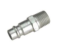 Screwed Adaptor Male 1/4"BSPT Pack of 2 - Sealey AC34 New