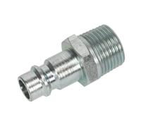 Screwed Adaptor Male 3/8"BSPT Pack of 2 - Sealey AC83 New