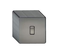 Screwless 10AX 1G 2-Way Switch - Black Nickel