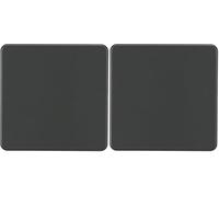 Screwless 1G Blanking Plate - Anthracite (Pack of 2)