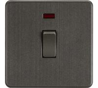 Screwless 20A 1G DP Switch with Neon