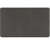 Knightsbridge Screwless 2G Blanking Plate - Anthracite - SF8360AT