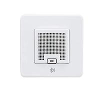 Knightsbridge SFBLUEMW Screwless 3W RMS Bluetooth Speaker Outlet-Matt White, 230 V
